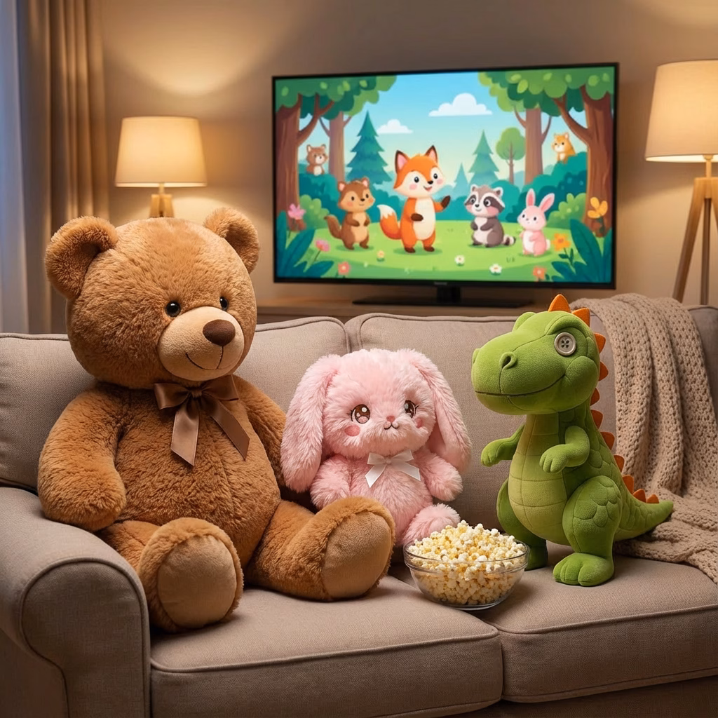 Multi-Character Watching TV