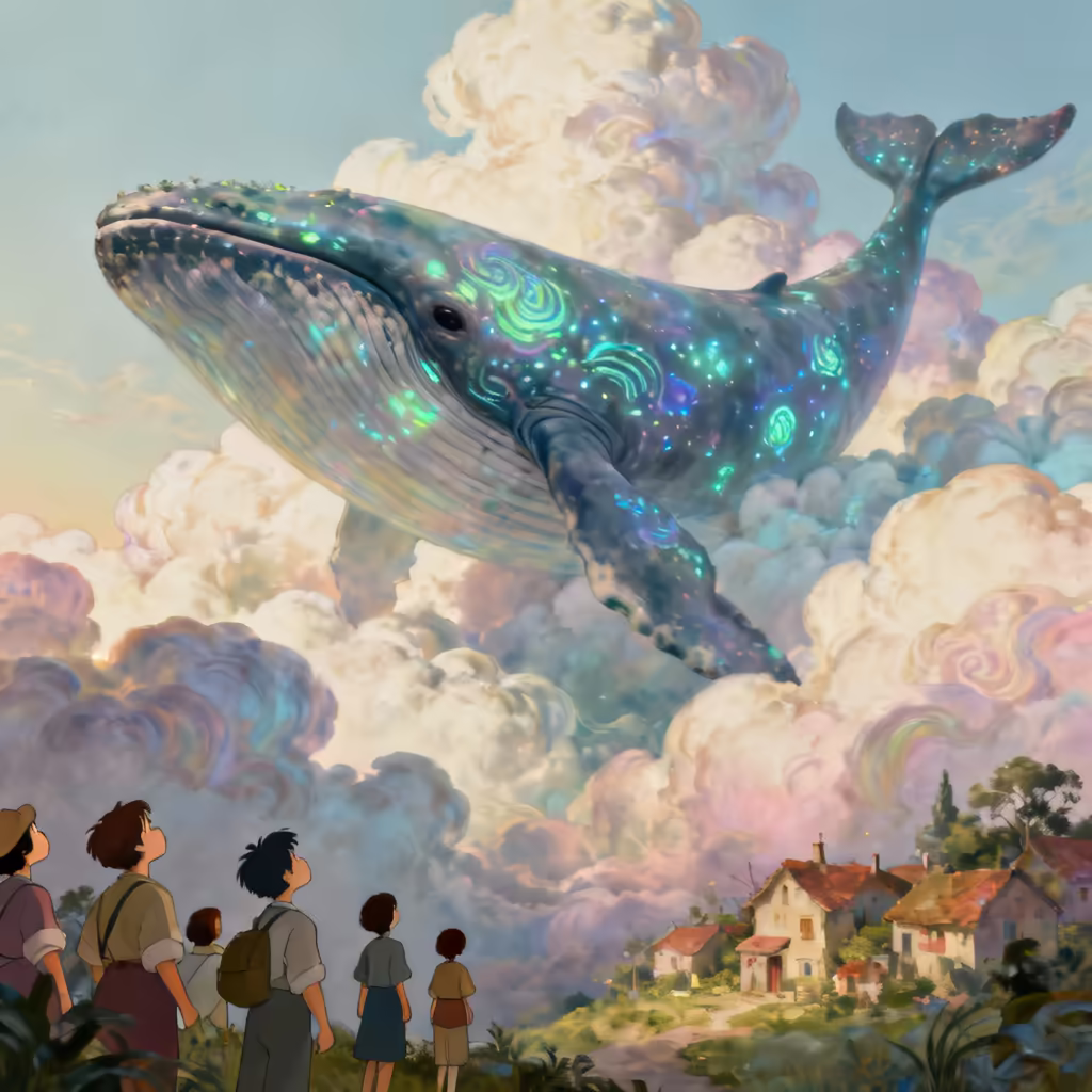 超現實鯨魚村莊