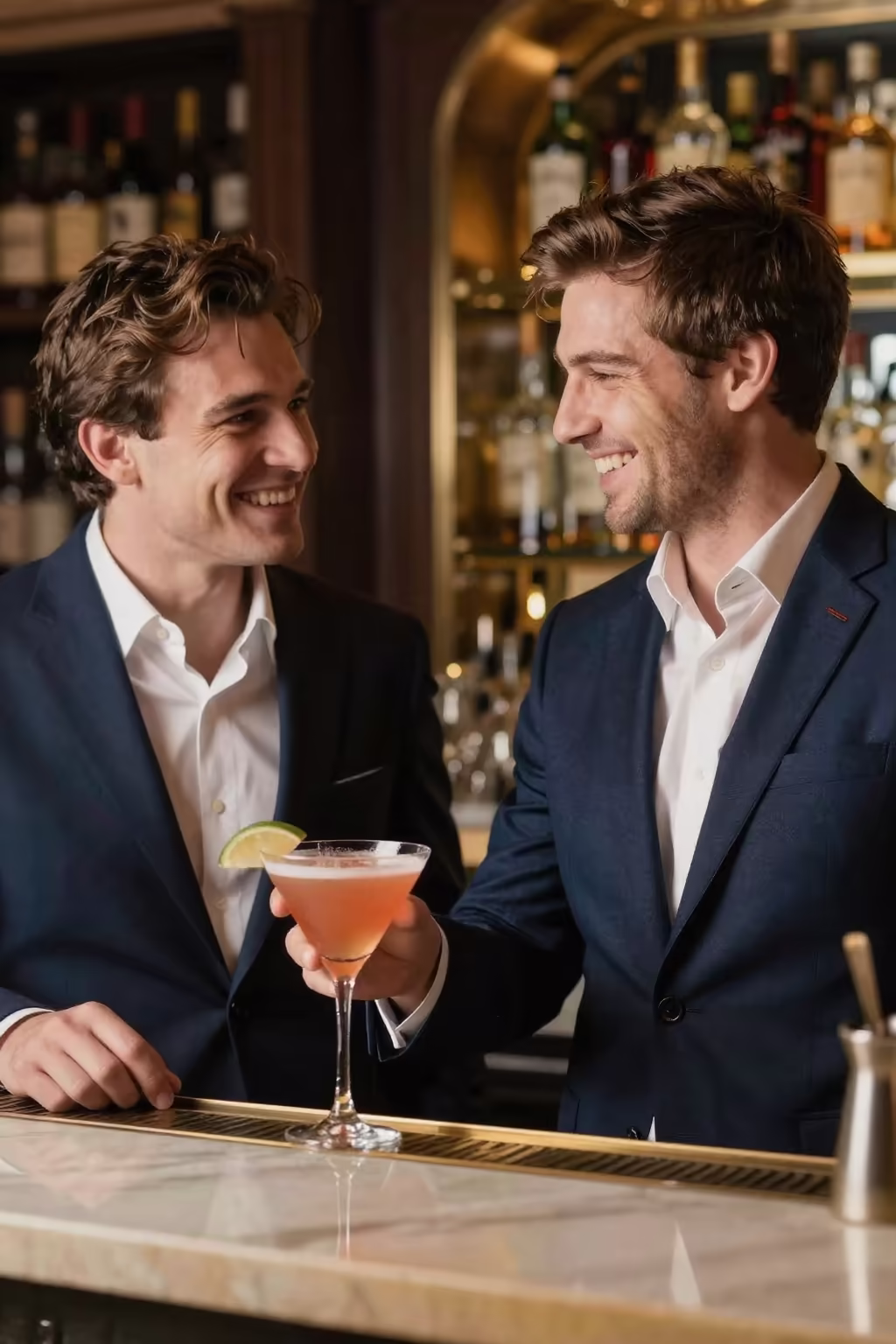 Two Men at Bar - Input 1