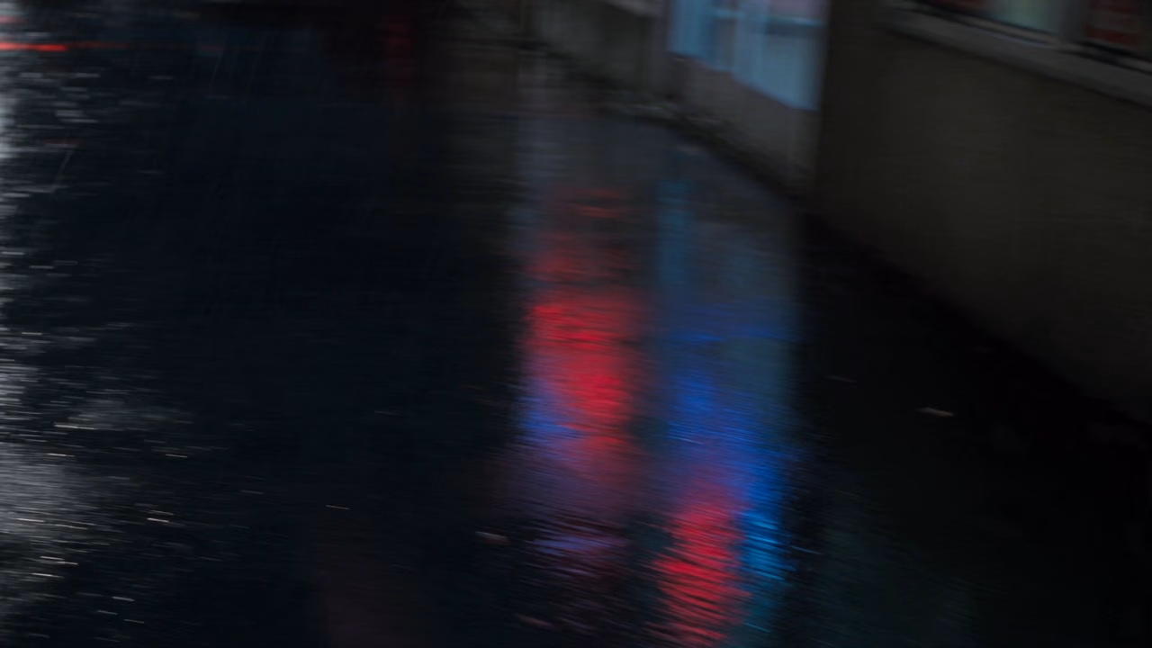 Rainy Night Convenience Store