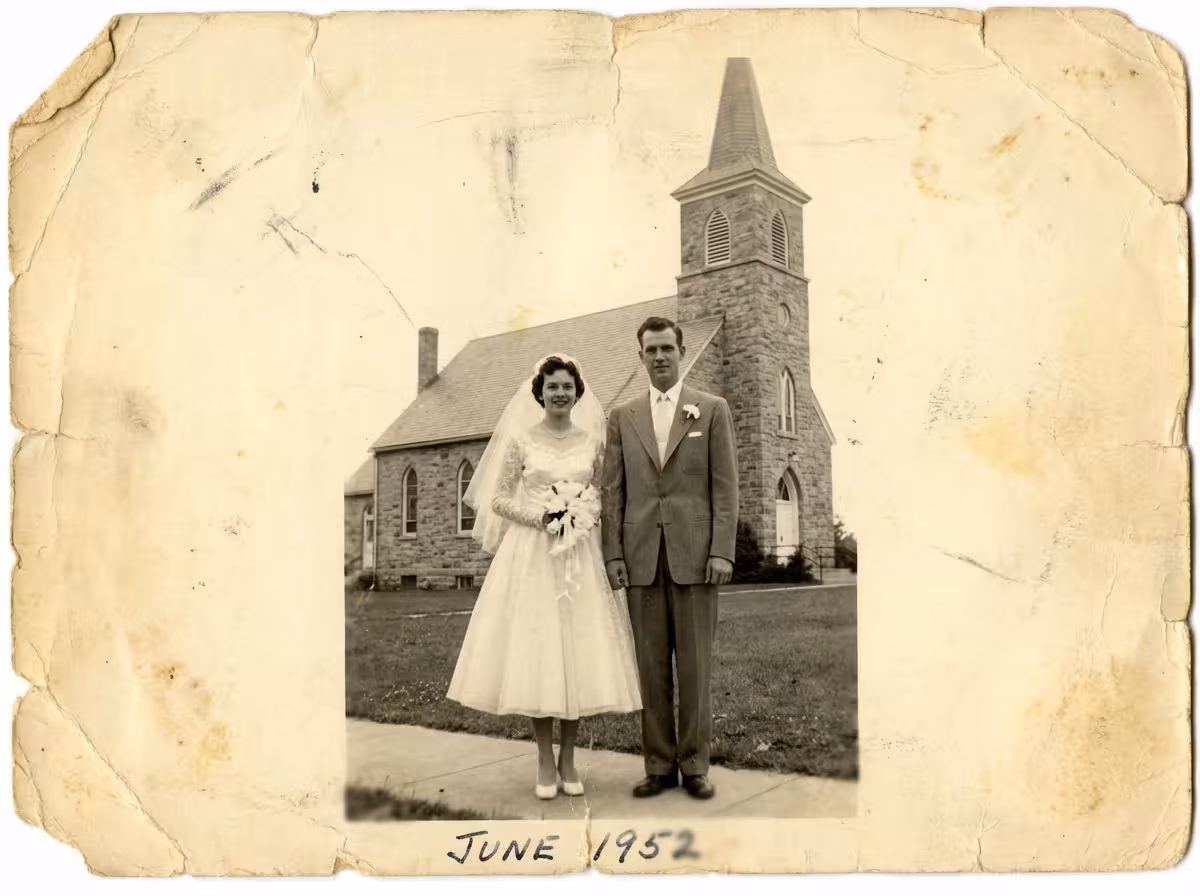 Original Damaged Photo