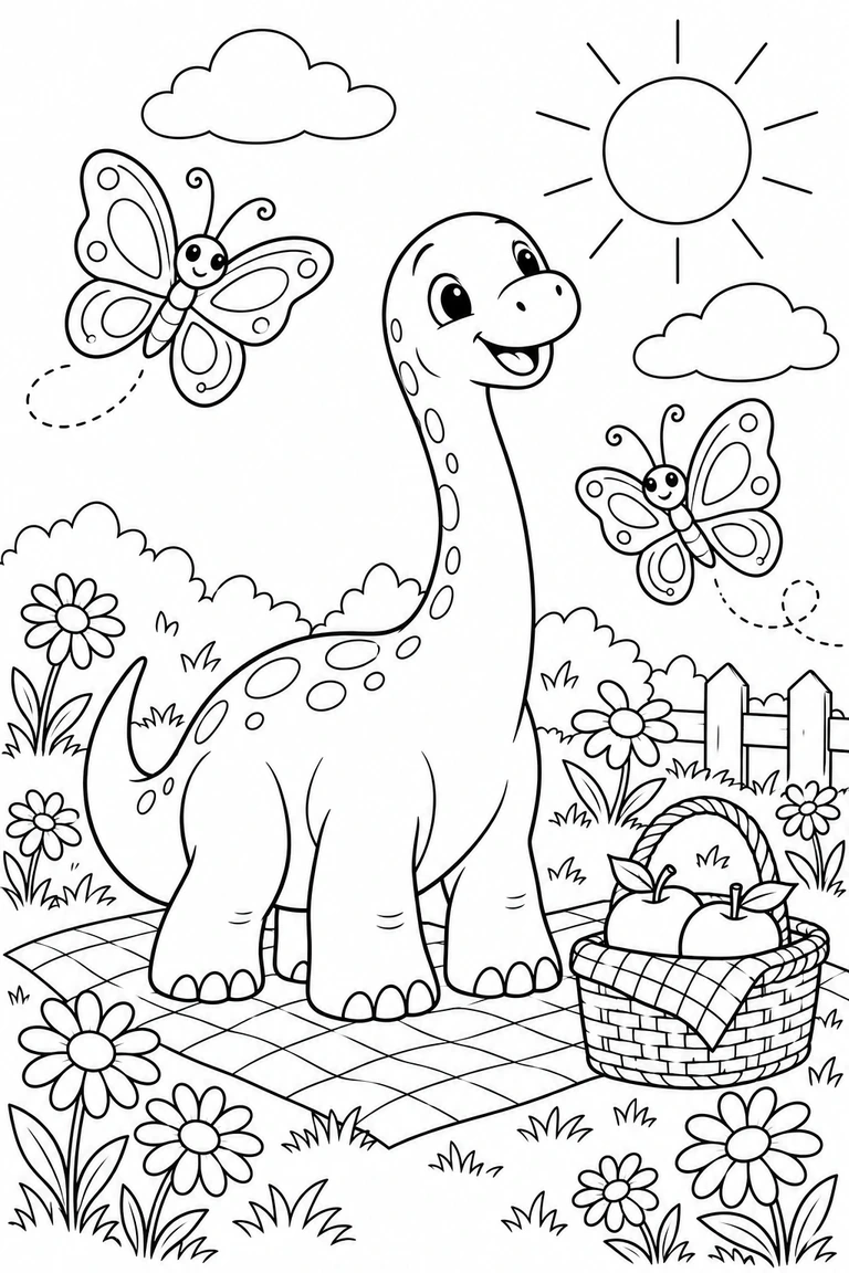 Dinosaur picnic
