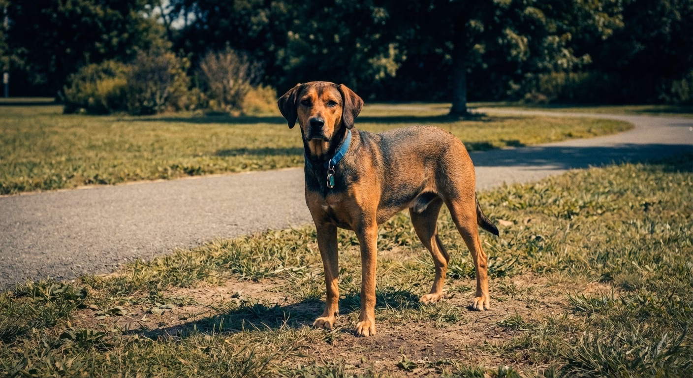 Gradação cinematográfica pet ao ar livre - Nano Banana Pro