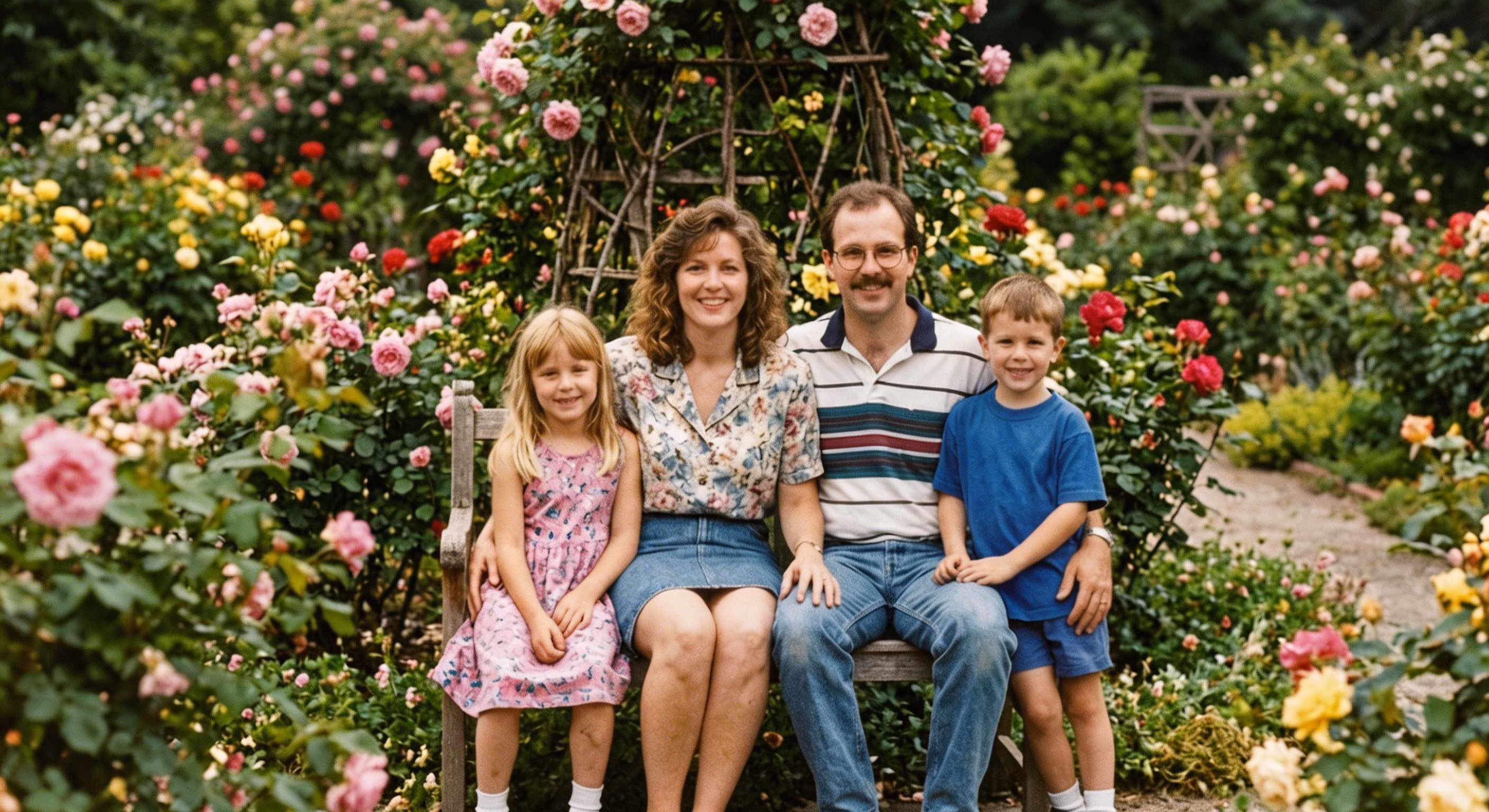 Restauração de foto familiar dos anos 90 - Seedream 5