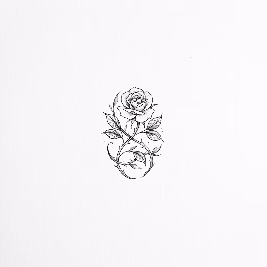 Fine Line Rose - Gemini 3 Pro