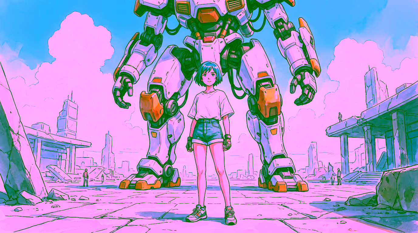 Escena Mecha Anime - Reference 1